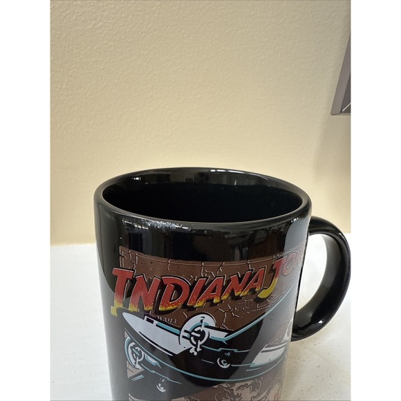 1990's Lucasfilm Fan Club INDIANA JONES THE LEGEND ceramic mug‎ 11 Oz - Picture 4 of 4